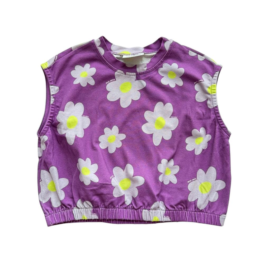 Dear Sophie Floral Crop Top + Culotte Pants Size 6-8y - Picture 2 of 5
